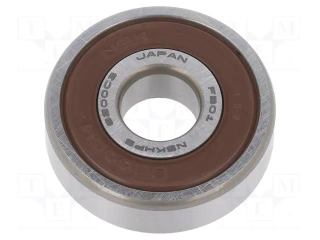 Bearing: ball; Øint: 10mm; Øout: 30mm; W: 9mm; bearing steel NSK NSK6200-DDU/C3-E