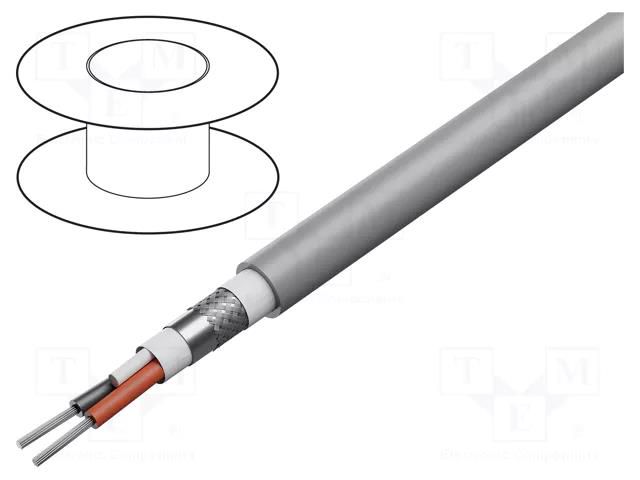 Wire; Xtra Guard® Flex; 1x2x26AWG; Al foil,tinned copper braid ALPHA WIRE 86501CY-SL005