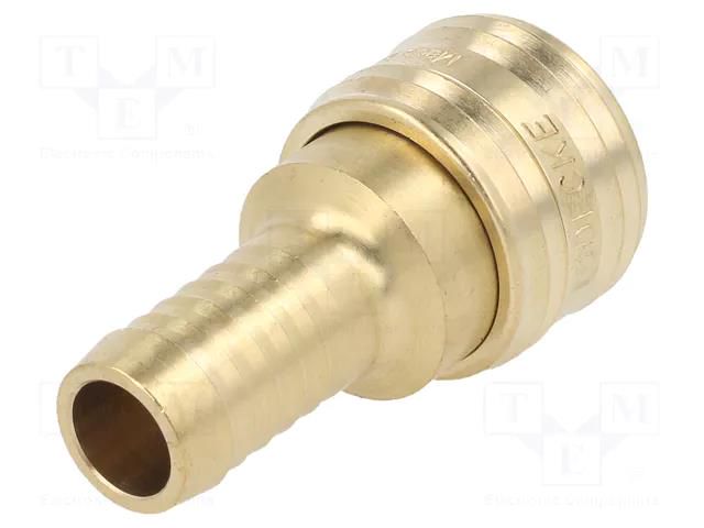 Quick connection coupling; 0÷35bar; brass; L: 58mm; 1000l/min PNEUMAT ES-13-T