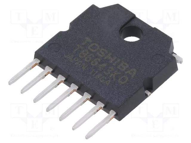 IC: driver; H-bridge; brush motor controller; PWM; HSIP7-P-2.54A TOSHIBA TB6643KQ