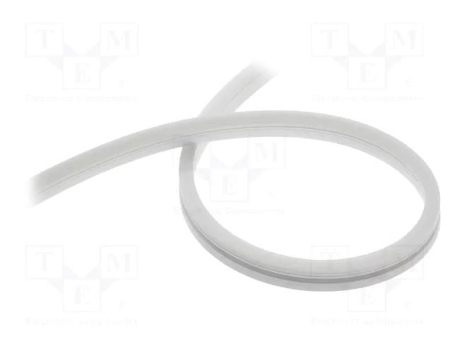 NEON LED tape; white neutral; LED/m: 120; 10mm; IP65; 9.6W/m; 24VDC WISVA OPTOELECTRONICS HH-NWI-1018GA-NEON