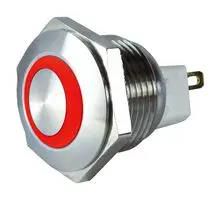 VR SW, ILLUM, SPST-NO, RED, 0.1A, 48V MC010904