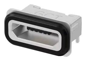 MICRO USB CONN, 2.0 TYPE B, R/A RCPT, 5P USB3505-30-A