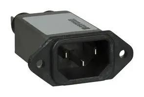 IEC POWER LINE FILTER, 3A, 250V, QC 6609006-5