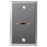 WALL PLATE, HDMI PORT, SINGLE GANG, SS 75-677