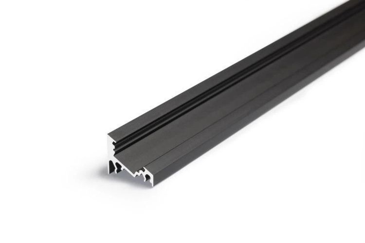 LED Profile CORNER10 BC/UX 2000 black anod. 83050021 5901597203513