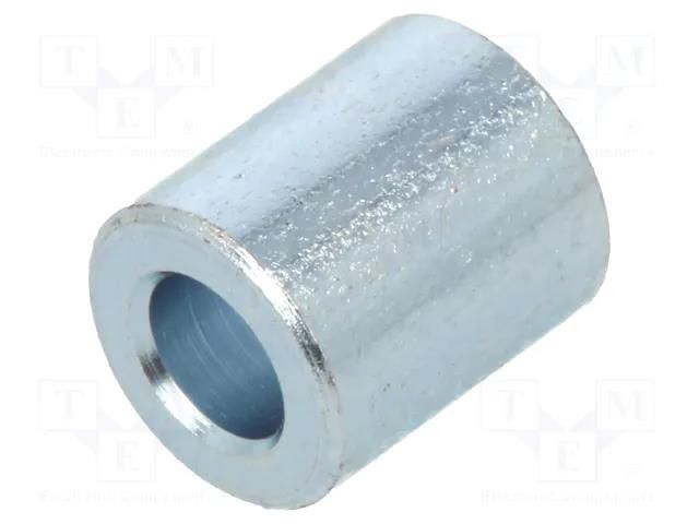 Spacer sleeve; 7mm; cylindrical; steel; zinc; Out.diam: 6mm DREMEC DR326/3.2X7