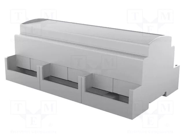 Enclosure: for DIN rail mounting; Y: 91mm; X: 160.2mm; Z: 62mm; grey ITALTRONIC IT-25.0903000.BL