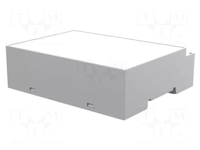 Enclosure: for DIN rail mounting; Y: 90mm; X: 106.2mm; Z: 32mm; grey ITALTRONIC IT-35.0612000.BL