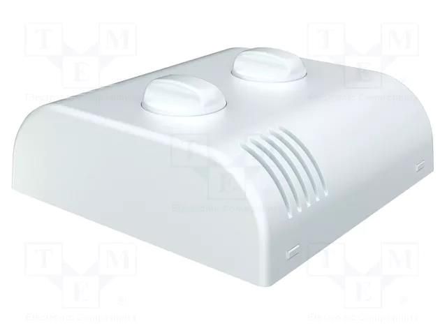 Enclosure: wall mounting; X: 80mm; Y: 80mm; Z: 25mm; ABS; white ITALTRONIC IT-61.6032000