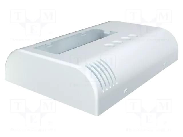 Enclosure: wall mounting; X: 80mm; Y: 120mm; Z: 25mm; ABS; white ITALTRONIC IT-61.6040002
