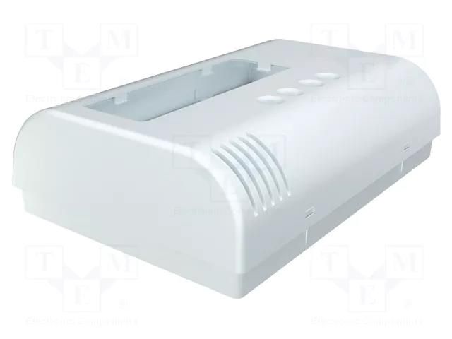 Enclosure: wall mounting; X: 80mm; Y: 120mm; Z: 33.2mm; ABS; white ITALTRONIC IT-61.6044000