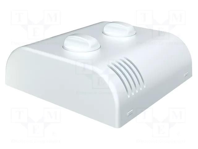 Enclosure: wall mounting; X: 80mm; Y: 80mm; Z: 25mm; ABS; white ITALTRONIC IT-61.6082000