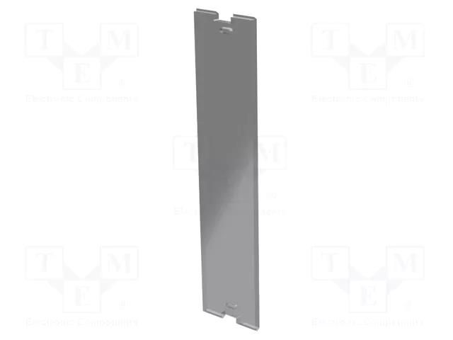 Internal panel; 22.5 Railbox Compact Vertical; transparent ITALTRONIC IT-P10080720P