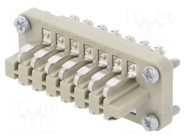 Connector: HDC; male; EPIC STA; PIN: 14; 7.5A; 60V; size H-A 10 LAPP 10493100
