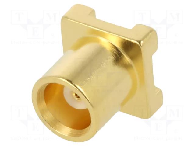 Connector: MCX; socket; female; vertical; 50Ω; SMT; on PCBs; PTFE LINX TECHNOLOGIES CONMCX001-SMD