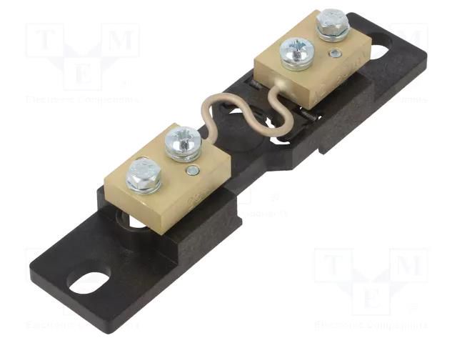 Current shunt; 25A; Class: 0.2; 150mV; for DIN rail mounting LUMEL B3-15025A0A0100M0