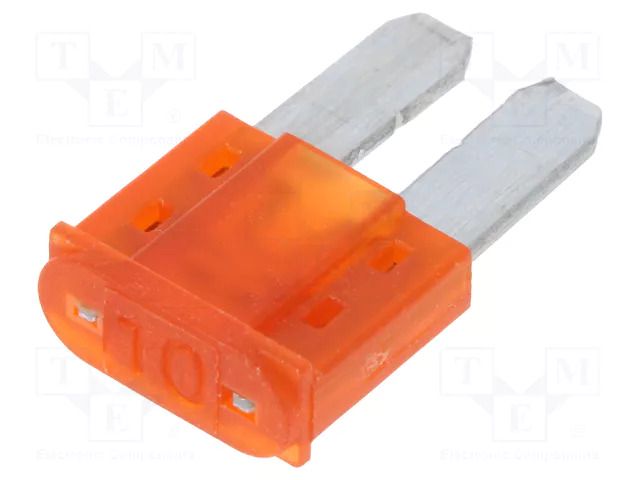 Fuse: fuse; 10A; 32VDC; automotive; 9.1mm; MINI; tin alloy ESKA 341927