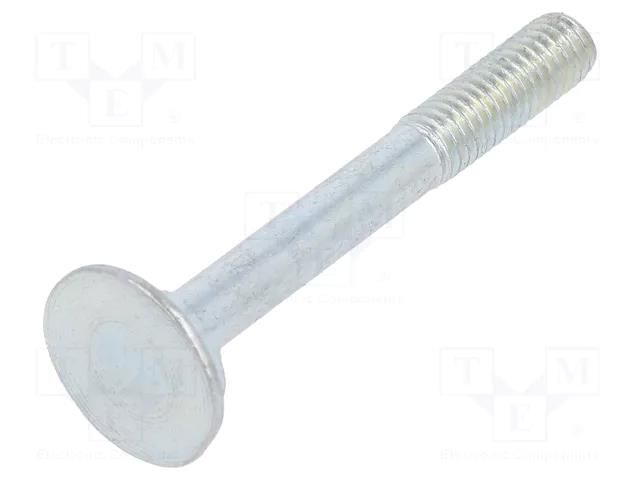 Screw; with double fins,with flange nut; M6x60; 1; Head: flat BOSSARD B6X60/BN251