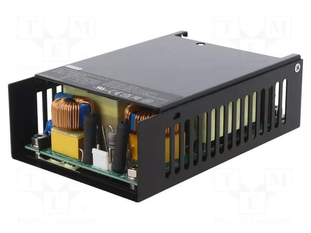 Power supply: switching; open; 500W; 80÷264VAC; 18VDC; 18.33A; 4kV CINCON CFM500S180C