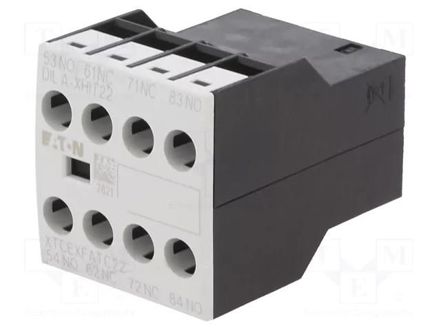 Auxiliary contacts; Leads: screw terminals; front EATON ELECTRIC DILA-XHIT22