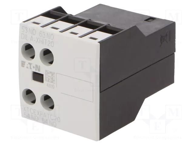 Auxiliary contacts; Leads: screw terminals; front EATON ELECTRIC DILA-XHIT20