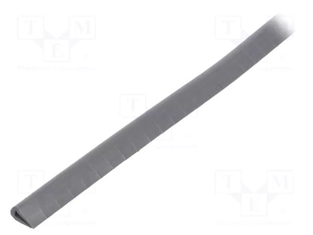 Hole and edge shield; PVC; L: 10m; grey; H: 10mm; W: 5.5mm; -30÷70°C KURANT EPC-2/GY