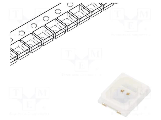 LED; red; SMD; 2835; 1550÷1750(typ)-2050mcd; 1.8÷2.4VDC; 120°; 60mA FORYARD FYLS-2835KURC-0.2W
