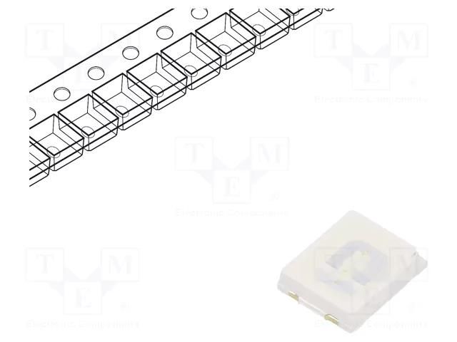 LED; blue; SMD; 2835; 8÷10lm; 2.8÷3.4VDC; 3.5x2.8x1.9mm; 120°; 150mA FORYARD FYLS-2835UBC-0.5W
