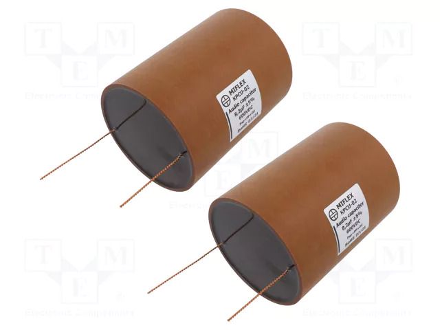 Capacitor: copper-polypropylene-paper; 8.2uF; 600VDC; ±5%; THT MIFLEX KPCU02-8.2U/600