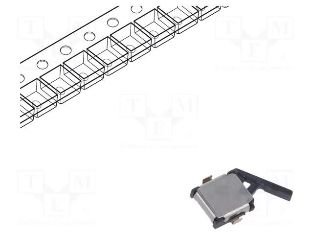 Detecting; 0.001A/30VDC; SPST-NC; Rcont max: 3Ω; ON-(OFF); Pos: 2 OMRON Electronic Components D3SH-B1R1