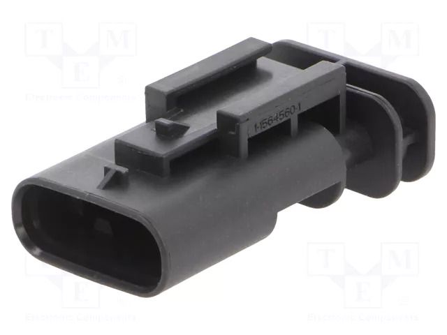 Connector: automotive; plug; male; MCON 1.2; Locking Lance; PIN: 4 TE Connectivity 1-1564559-1