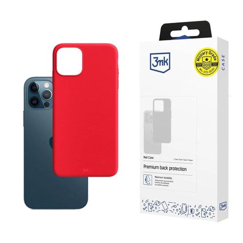 Apple iPhone 12/12 Pro - 3mk Matt Case strawberry, 3mk Protection 5903108313346 5903108313346