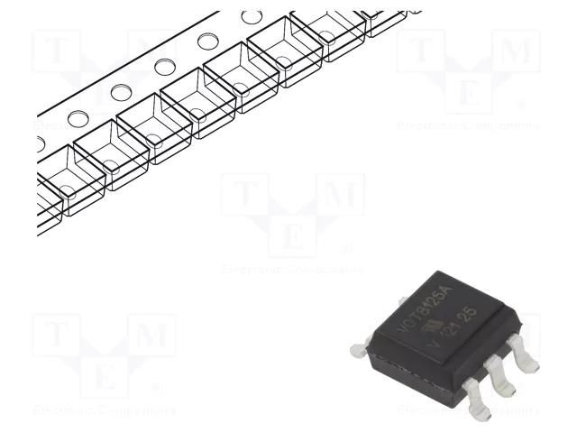 Optotriac; 5kV; without zero voltage crossing driver,triac VISHAY VOT8125AB-T
