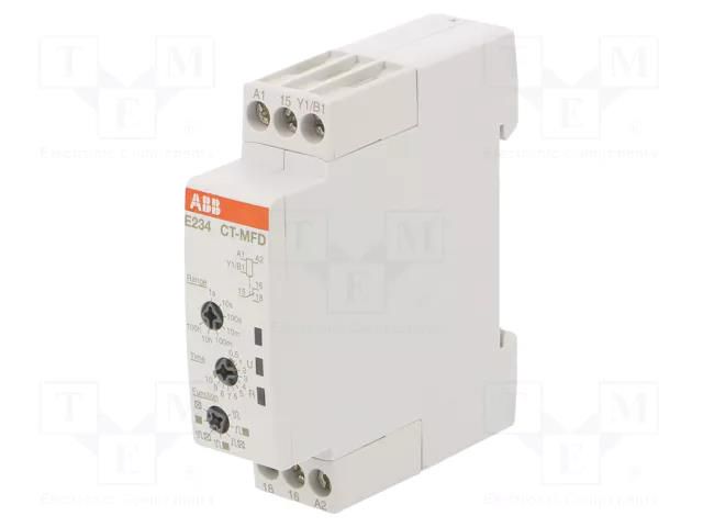 Timer; 0,05s÷100h; SPDT; 24÷240VAC; 24÷48VDC; -20÷60°C; IP20 ABB 1SVR500020R0000