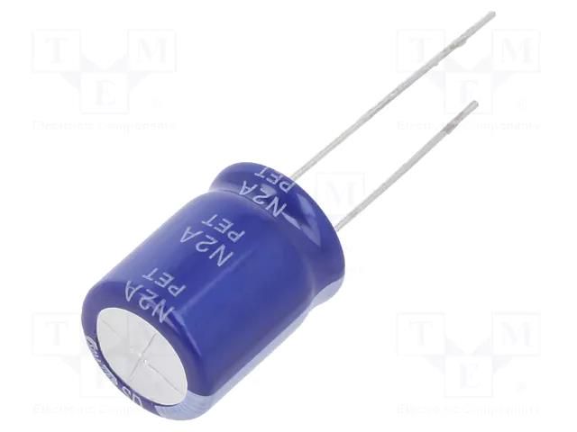 Capacitor: electrolytic; THT; 2200uF; 16VDC; Ø12.5x16mm; ±20% SAMWHA SD1C228M12016PL