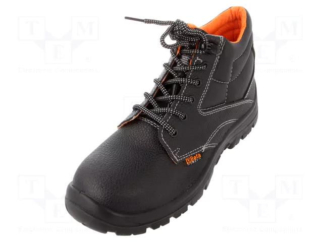 Boots; Size: 43; black; leather; with metal toecap; 7243EN BETA BE7243EN/43