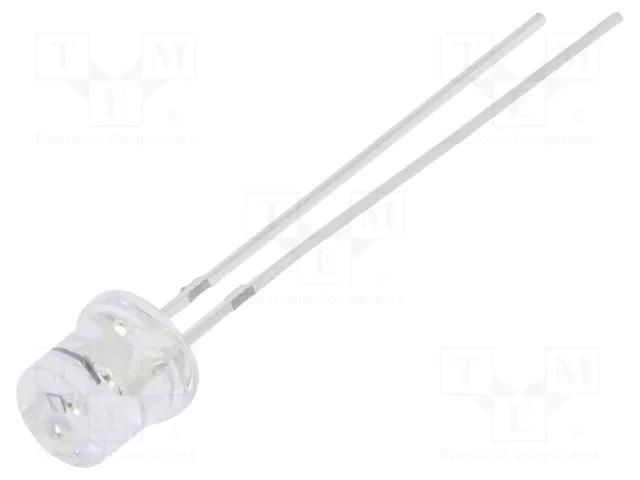 CRLED; blue; 5mm; 750mcd; 140°; Front: flat; 12VDC; No.of term: 2 OPTOSUPPLY OSB5SA57E1A-CR14