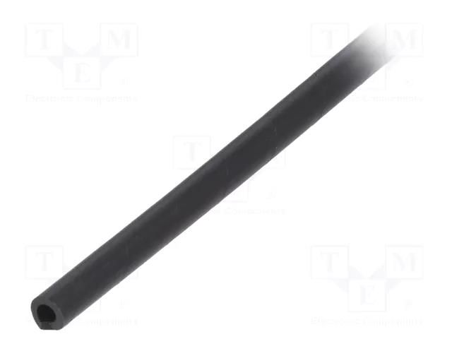Spiral wrapping; ØBundle : 1.6÷8mm; polyetylene; black; L: 30m HELLERMANNTYTON SBPE1.5-PE-BK
