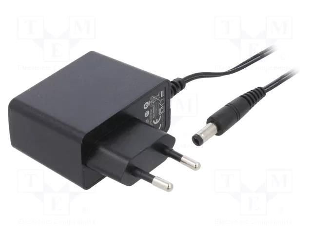 Power supply: switching; mains,plug-in; 12VDC; 1A; 12W; 82.96% POS POSC12100A-25