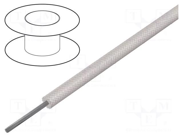 Wire; ÖLFLEX® HEAT 650 SC; 1x1mm2; stranded; nickel; fiberglass LAPP HEAT650SC-1.0