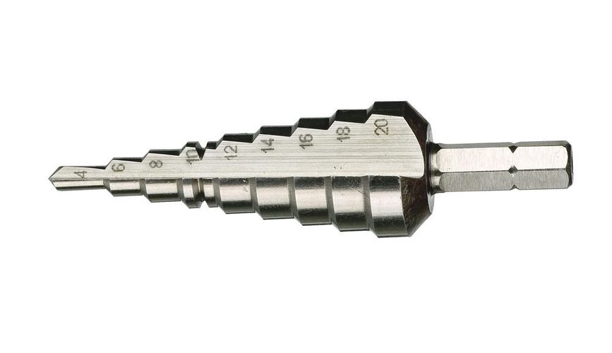 843 Stepped drill bits, 4-20 mm, 75.0, Wera 05104672001