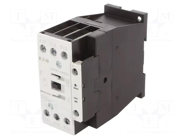 Contactor: 3-pole; NO x3; 230VAC; 12A; DILL12; screw terminals EATON ELECTRIC DILL12-230AC