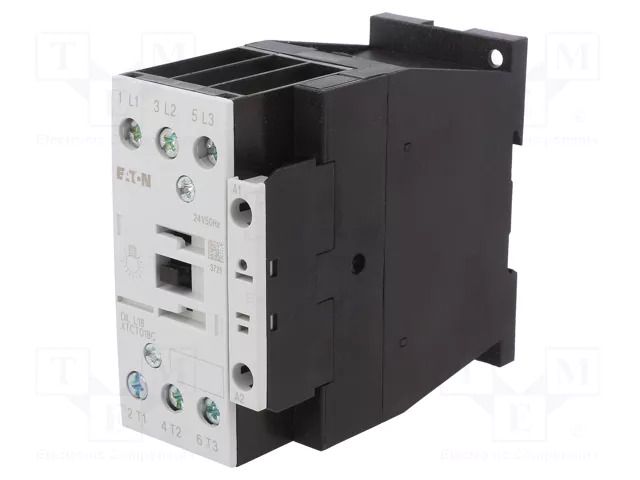 Contactor: 3-pole; NO x3; 24VAC; 18A; DILL18; screw terminals; 690V EATON ELECTRIC DILL18-24AC