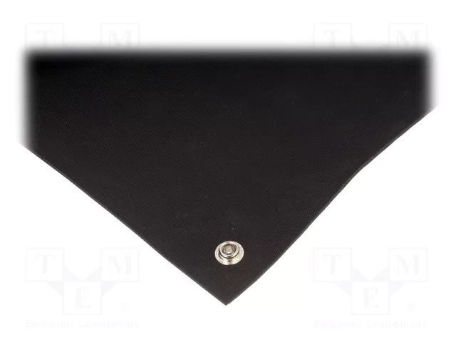 Mat: bench; ESD; black; L: 0.7m; Width: 0.5m; Thick: 1.5mm; 130°C ANTISTAT ATS-082-0002F2