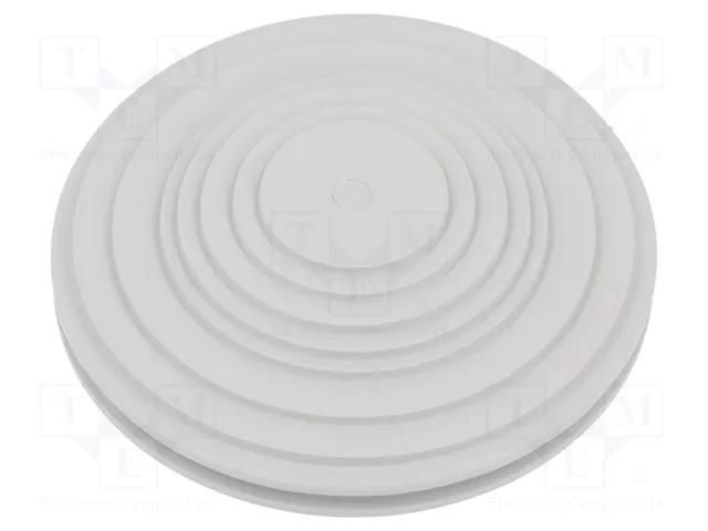 Grommet; Ømount.hole: 90mm; PVC; Øcable: 28÷87mm; Øout: 98mm SCHNEIDER ELECTRIC NSYECPC15