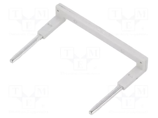 Connection bridge; 10A; 250VAC; Electr.connect: Push-in; grey RELPOL ZGZP4-2GY
