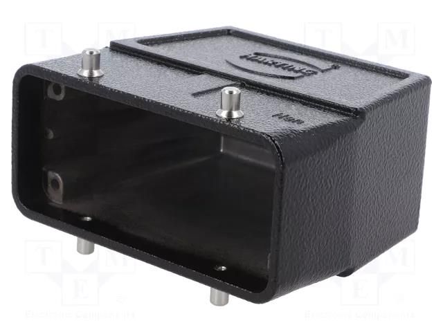 Enclosure for connectors: HDC; size 16B; Han® M; IP65; zinc alloy HARTING 09370160801