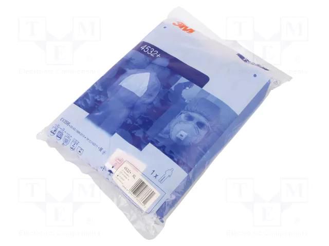 Protective coverall; Size: XL; blue; 4532+ 3M 3M-7100015922