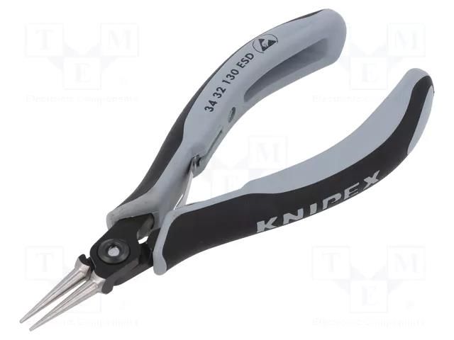 Pliers; round; ESD; 130mm KNIPEX KNP.3432130ESD